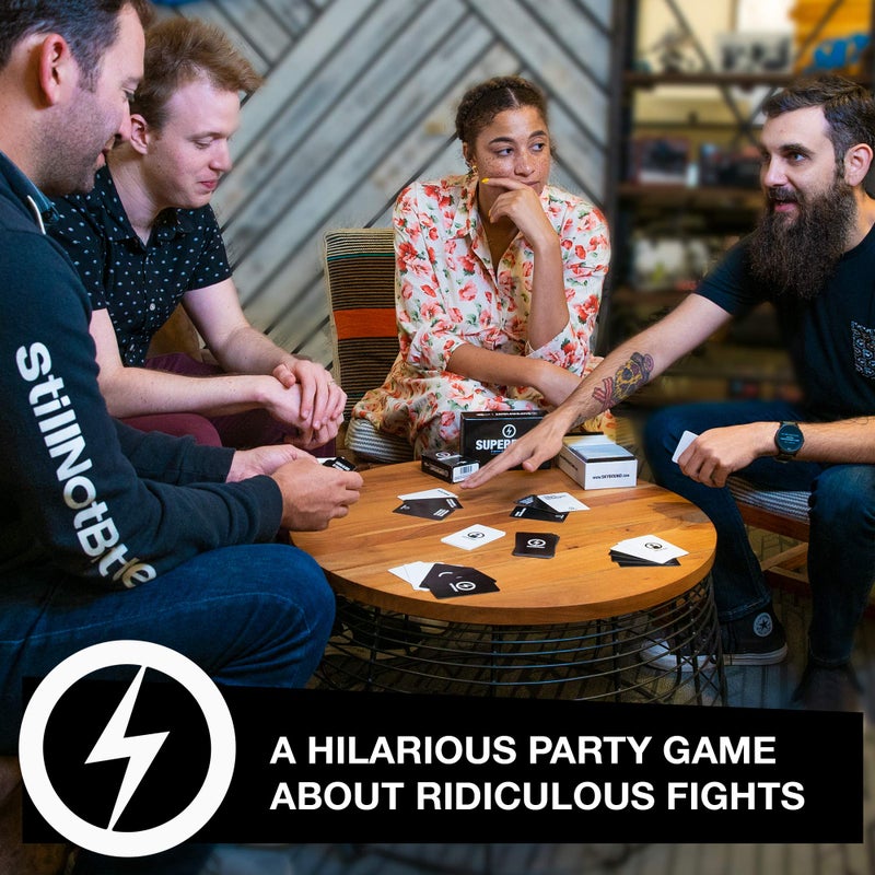 Skybound Superfight Orange Deck 2 : 100 New Nerdy Cards for The Game of Absurd Arguments | Party Game Expansion, 3 or More Players, Ages 11 Above - Image 2